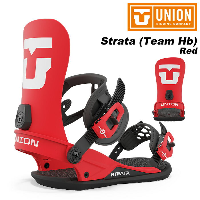 UNION ユニオン スノーボード ビンディング Strata (Team Hb) Red 23-24 モデル