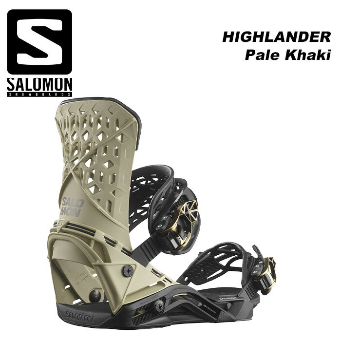 SALOMON サロモン スノーボード ビンディング HIGHLANDER Pale Khaki 23-24 モデル