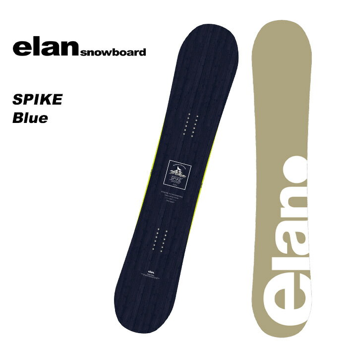 SPIKE Blue スパイク COLOR：マットブルー Board Sizes: 146, 150, 153, 155, 157 SPIKE Black スパイク COLOR：マットブラック Board Sizes: 146, 150, 153, 155, 157 TECHNOLOGY CONTROL WOOD CORE ／ S1 SIDEWALL ／ EASY GLIDE BASE ／ V-FLEX スパイクは従来のハイブリットキャンバーよりもロッカー部分を広く緩やかにすることで、 ボードコントロールが格段に向上しました。 ボードの動かしやすさと適度なキャンバーの安定性は初中級者に優しいフリーライディ ングボードとなっています。 ボードのセンターが柔らかくなるように調整されたVフレックスと足元から 外側の大きく緩いロッカー形状はグラトリなどにおいて扱いやすくエッジが引っ掛かりの少ないボードとなっています。 更なる滑走技術の向上はもちろん、グラトリやジャンプといった新しいことへの挑戦にも最適です。 ※ご注意※ ・製造過程で細かいキズがつくことがあります。ご了承ください。 ・実店舗と在庫を共有しているため、タイミングによって完売となる場合がございます。 ・モニターの発色によって色が異なって見える場合がございます。 ※ご注意※ ・製造過程で細かいキズがつくことがあります。ご了承ください。 ・実店舗と在庫を共有しているため、タイミングによって完売となる場合がございます。 ・モニターの発色によって色が異なって見える場合がございます。