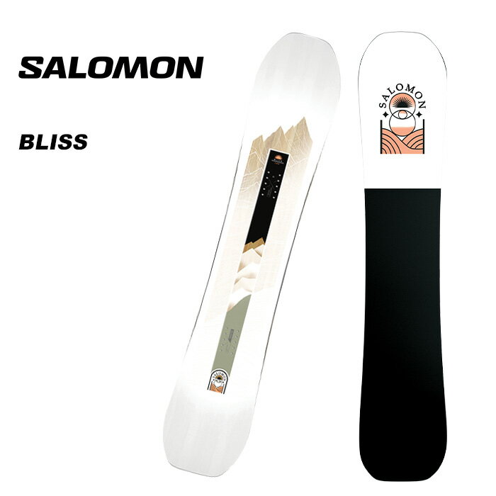 BLISS ブリス Board Sizes: 138cm,141cm,144cm,148cm,151cm,155cm SIGHTの彼女にあたる新たに登場したBLISSは、本格的な女性用フリーライドシェイプを持つ、オールマウンテン用のスノーボードです。テーパーの効いたディレクショナルシェイプ形状はターンと浮遊感を高め、クロスプロファイルキャンバーはグルーマーでの安定感を提供します。環境に優しいコルクレールとリサイクル素材を使用し、サスティナブルでスムーズなライディングを提供します。 STABILITY クロスプロファイルは、高速走行時の安定性を高めるために、ボードの大部分にキャンバーを採用しています。さらにティップとテールにはロッカーエリアがありより優れた滑走性を実現しています。 CONTROL 楕円曲線をブレンドしたクアドラティックサイドカットはターンの導入が容易で、硬いバーンでも優れたコントロール性、そしてエッジトゥエッジへの素早い切り替えを実現します。 ECO-SUSPENSION コルクレールは、石油系製品の使用を削減しながら足元のダメージを和らげる優れた衝撃吸収性を提供し、スムーズな乗り心地をシーズン通して提供します。 ※ご注意※ ・製造過程で細かいキズがつくことがあります。ご了承ください。 ・実店舗と在庫を共有しているため、タイミングによって完売となる場合がございます。 ・モニターの発色によって色が異なって見える場合がございます。