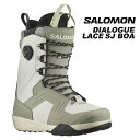 SALOMON T Xm[{[h u[c DIALOGUE LACE SJ BOA SHADOW Oyster-Mushroom/Shadow/Aloe-Wa 23-24 f