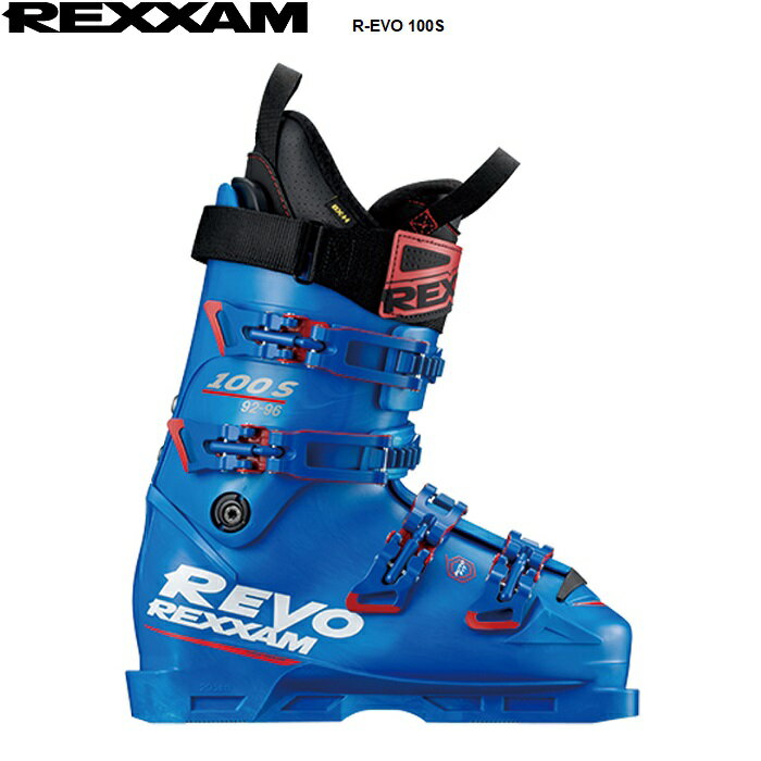 REXXAM レグザム スキーブーツ R-EVO 100S COLOR : SAPPHIRE BLUE SIZE RANGE : 220 - 285 ※ご注意※ ・製造過程で細かいキズがつくことがありますが、不良品には該当いたしません。 ・実店舗と在庫を共有しているため、タイミングによって完売となる場合がございます。 ・モニターの発色によって色が異なって見える場合がございます。