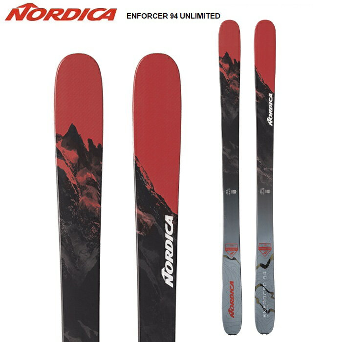 Nordica ノルディカ スキー板 ENFORCER UNLIMITED 94 板単品 23-24 モデル