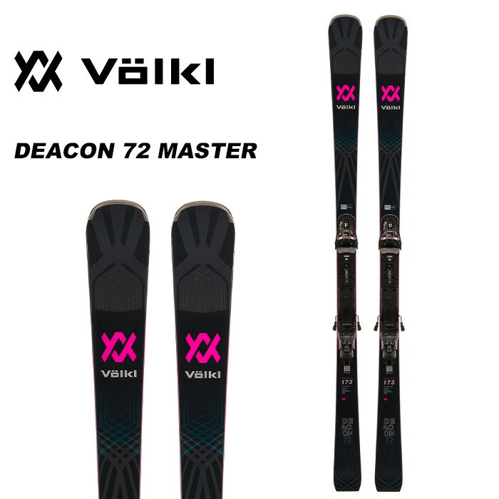 Volkl フォルクル スキー板 DEACON 72 MASTER 板+プレート 23-24 モデル