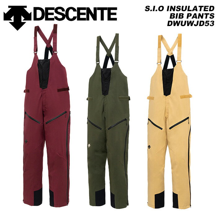 DESCENTE DWUWJD53 S.I.O INSULATED BIB PNT/ALL Mountain SHAUN 23-24(2024)モデル デサント スキーウェア パンツ