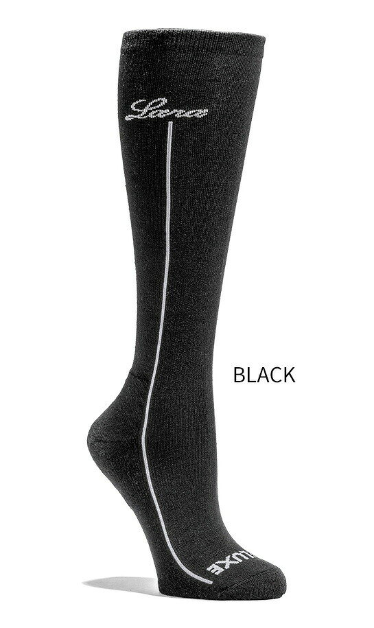 FUSO SKI SNOWBOARDの【旧品版特価】女性用 DEELUXE【Thermo Socks Lady】ディーラックス　サーモソックス　レディ　信頼の日本製高機能靴下　天然繊維メリノウールを使用｜アングル3