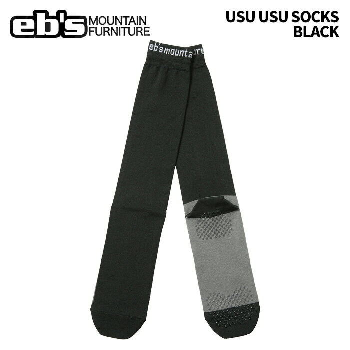 eb's エビス USU USU SOCKS BLACK ウスウスソックス ソックス 25-26モデル