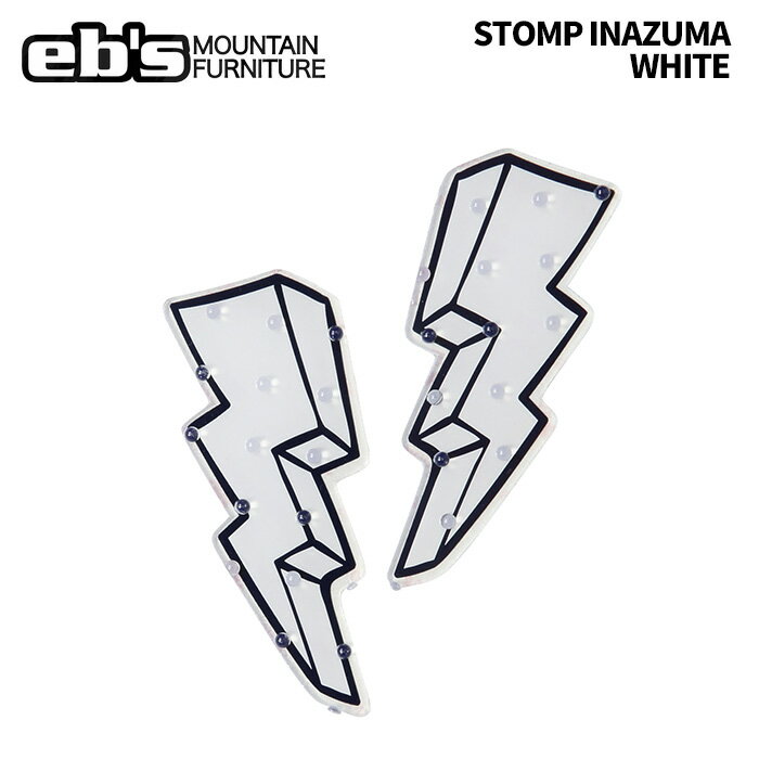 eb's エビス STOMP INAZUMA WHITE ストンプ イナズマ デッキパッド 25-26モデル