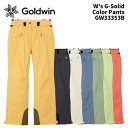 GOLDWIN GW33353B W's G-Solid Color Pants 24-25(2025)モデル ゴールドウィン スキーウェア レディース パンツ