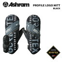 ASHRAM アシュラム グローブ PROFILE LOGO MITT BLACK プロファイルロゴ・ミトン ASRM24W08 24-25モデル