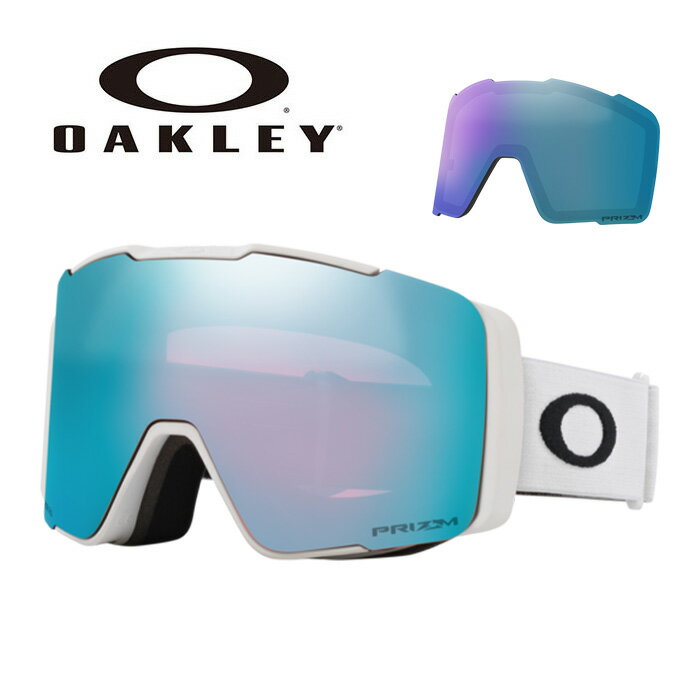 OAKLEY オークリー ゴーグル LINE MINER PRO L ASIA/MATTE WHITE/PRI SAPPHIRE IRI&PRI ICED IRI/OO7143A-07 24-25 【返品交換不可商品】