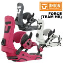 UNION ユニオン スノーボード ビンディング FORCE (TEAM HB) 24-25 モデル MENS