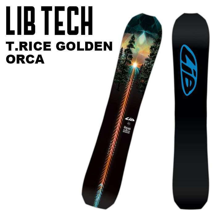 LIBTECH リブテック スノーボード 板 T.RICE GOLDEN ORCA 24-25 モデル