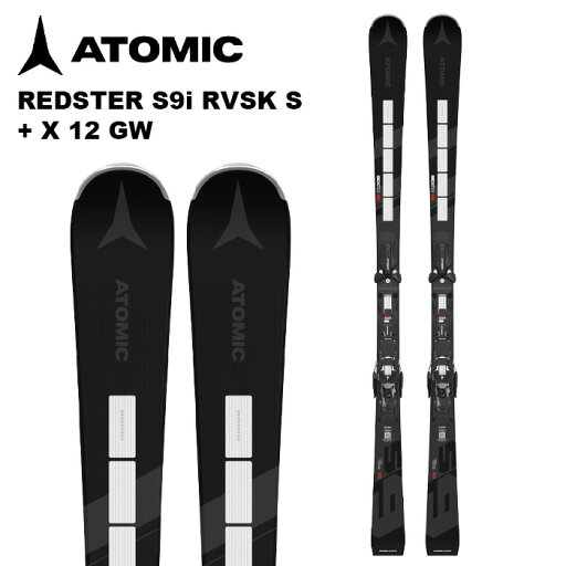 ATOMIC アトミック スキー板 REDSTER S9i REVOSHOCK S + X 12 GW ビンディングセット 24-25 モデル ATOMIC アトミック スキー板 REDSTER S9i REVOSHOCK S + X 12 GW ビンディングセット 24-25 モデル