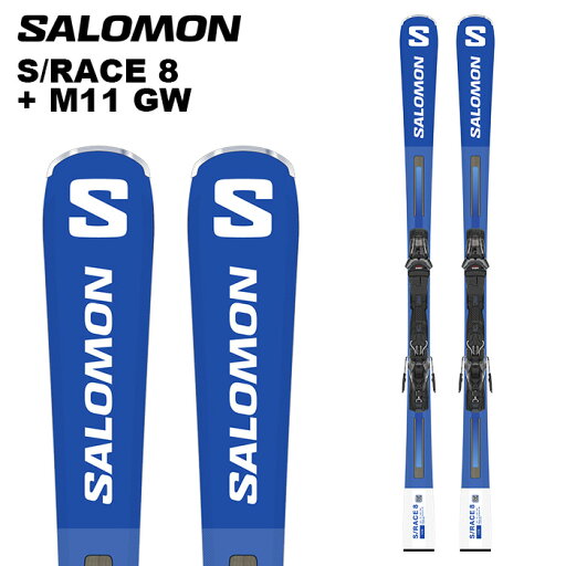 SALOMON サロモン スキー板 S/RACE 8 + M11 GW ビンディングセット 25-26 モデル SALOMON サロモン スキー板 S/RACE 8 + M11 GW ビンディングセット 25-26 モデル