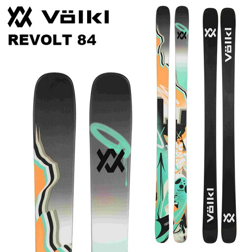Volkl フォルクル スキー板 REVOLT 84 板単品 24-25 モデル Volkl フォルクル スキー板 REVOLT 84 板単品 24-25 モデル