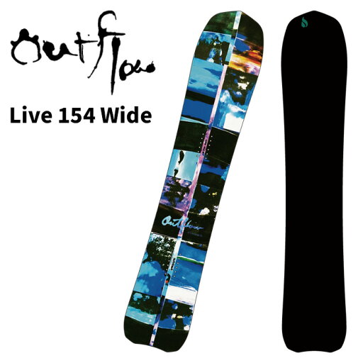 OUTFLOW アウトフロー スノーボード 板 Live 154 Wide 24-25 モデル OUTFLOW アウトフロー スノーボード 板 Live 154 Wide 24-25 モデル