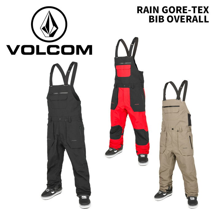 VOLCOM ボルコム ウェア RAIN GORE-TEX BIB OVERALL 24-25(2025)モデル パンツ