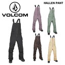 VOLCOM ボルコム ウェア SWIFT BIB OVERALL 24-25(2025)モデル レディース パンツ