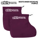 eb's エビス BOOTS INNER SOCKS HQ PURPLE ブーツインナーソックス HQ 25-26モデル