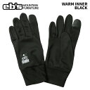 eb's エビス WARM INNER BLACK ウォームインナー インナーグローブ 25-26モデル