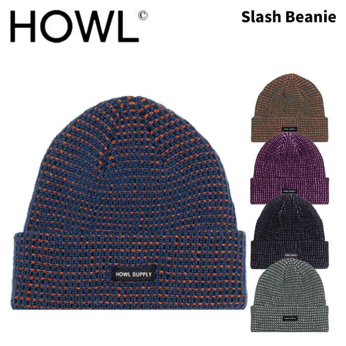 Slash Beanie カラー : BLUE, ORANGE, BERRY, BLACK, WOLF-GREY サイズ : OS 【Info】 MAIN FABRIC: Jacquard Pattern Acrylic Knit BRANDING: Howl Supply Hypalon Label ※ご注意※ ・製造過程で細かいキズがつくことがあります。ご了承ください。 ・実店舗と在庫を共有しいるため、タイミングによって完売となる場合がございます。 ・モニターの発色によって色が異なって見える場合がございます。