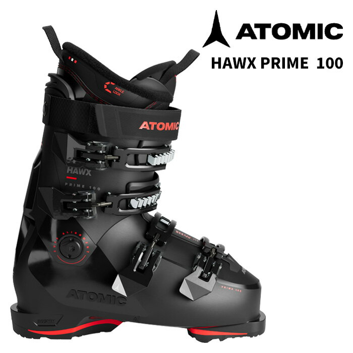 【AE5032440】 ATOMIC アトミック スキーブーツ HAWX PRIME 100 Black/Red 25-26 モデル