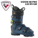 ROSSIGNOL ロシニョール スキーブーツ VIZION 4B PRO 120 MV GW METAL BLUE 25-26 モデル