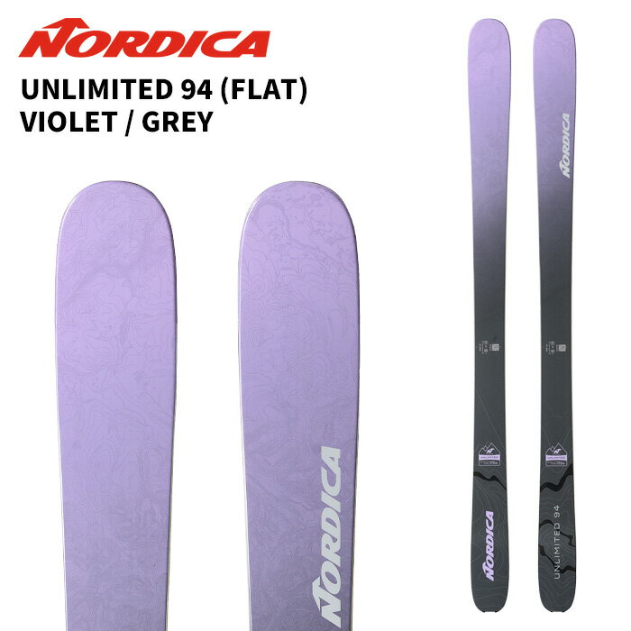 NORDICA Υǥ  UNLIMITED 94 (FLAT) VIOLET/GREY ñ 25-26 ǥ