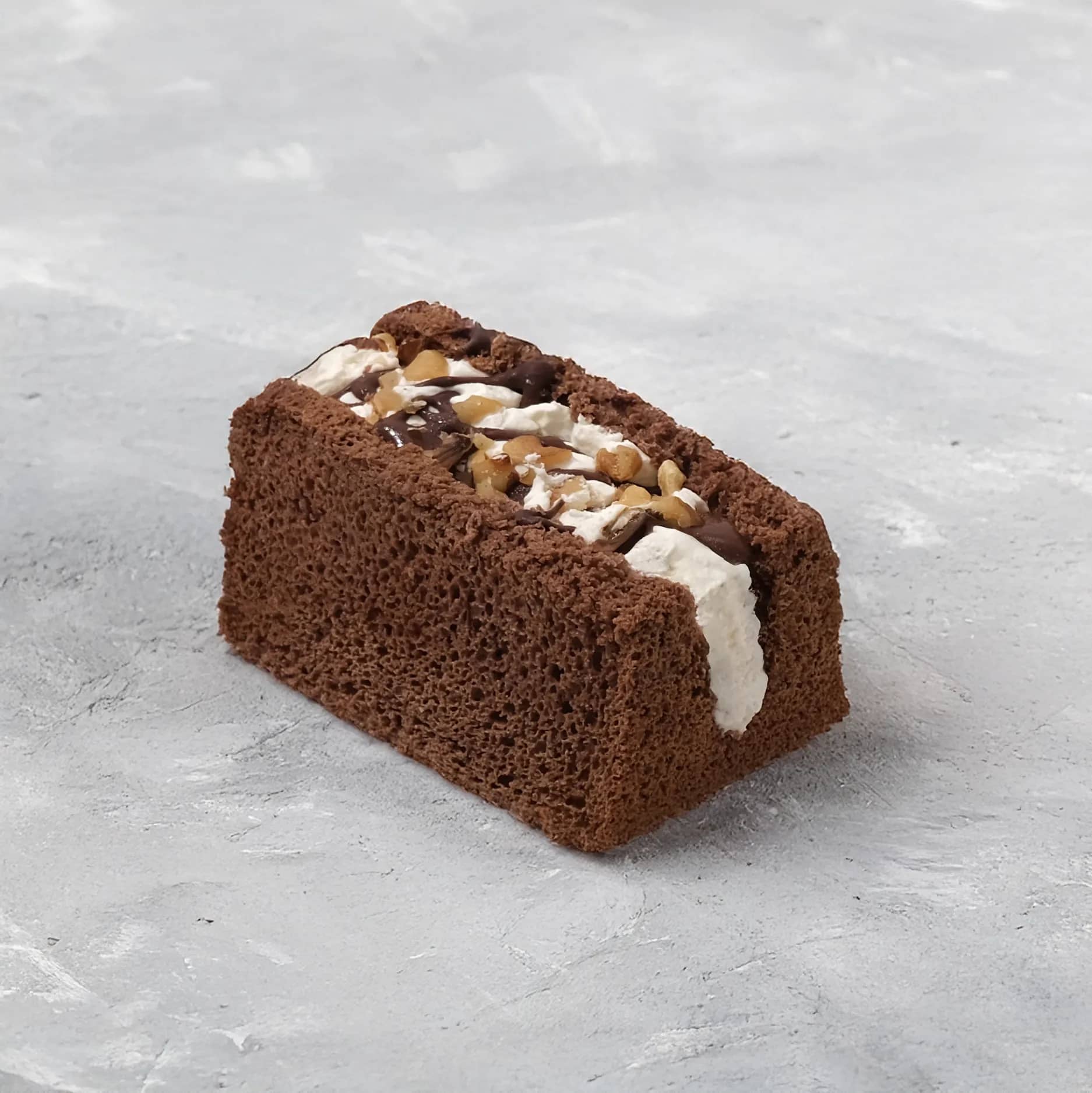 生クリームカカオシフォンwithくるみチョコ 糖質1.9g | 低糖質 お菓子 スイーツ ケーキ 低糖質おやつ ..