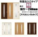 洋室建具 和室出入口 アクリル入りシングルタイプHB 高さ:1821〜2100mm HGシリーズふすまのミゾ・レールに取付けられます。 引き戸 リフォーム