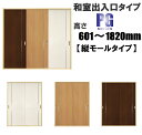洋室建具 和室出入口タテモールタイプ 高さ:601〜1820mm×幅:910mmまでのオーダー建具になります。ふすまの用のミゾに取付けられます。引き戸 リフォー...