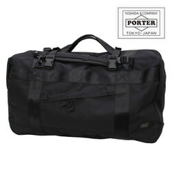 ポーター 旅行・トラベルバッグ メンズ ポーター ブースパック 3WAYダッフルバッグ(L) 853-07994 10 ブラック PORTER 吉田カバン ボストンバッグ リュックサック BOOTH PACK 旅行 日本製 70L 大容量 大きめ ブランド