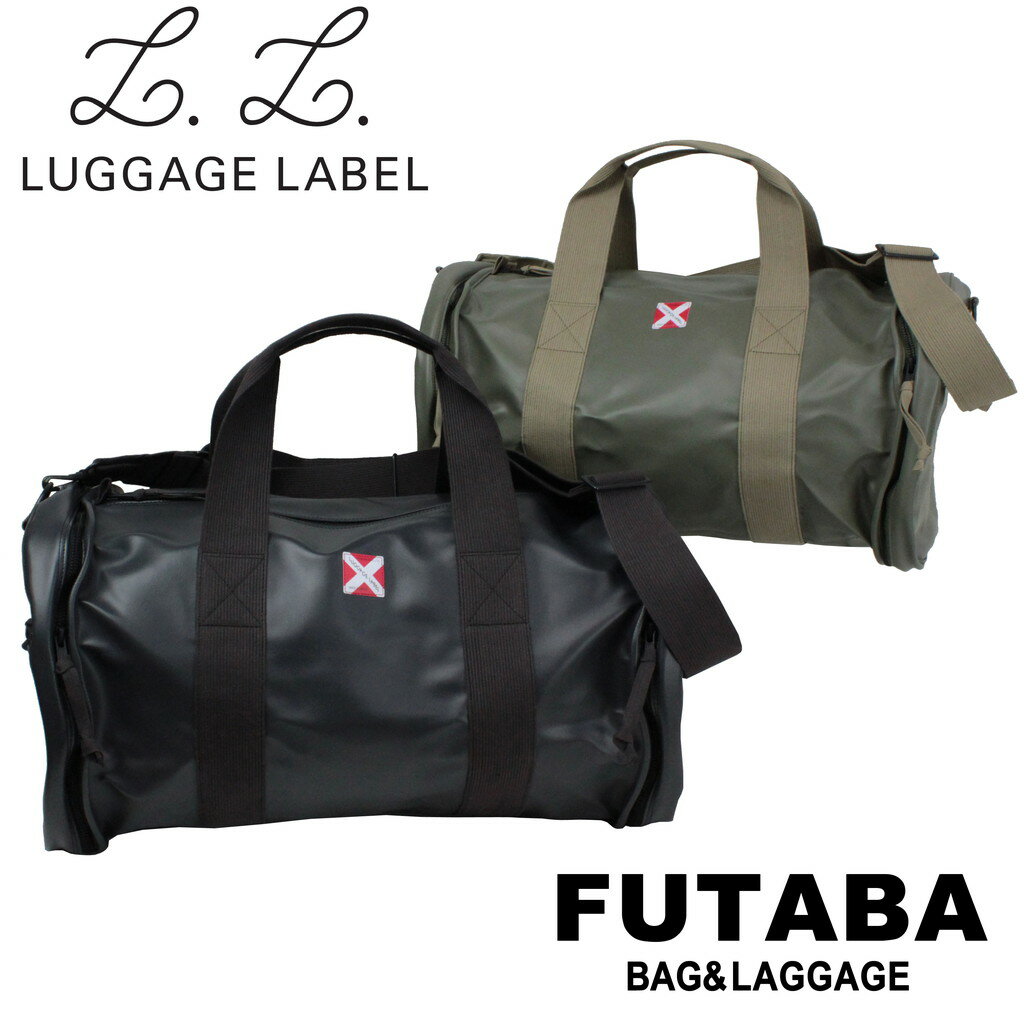 ラゲッジレーベル ライナー 2WAYボストンバッグ(S) 951-09232 10 ブラック LUGGAGE LABEL 吉田カバン LINER 日本製 28L 46L 大容量 大きめ 旅行 トラベル ブランド 赤バッテン