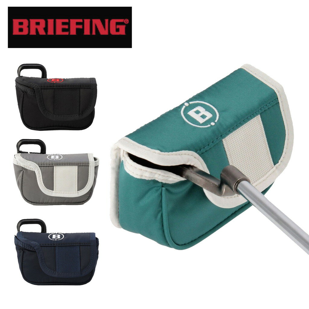 ブリーフィング ゴルフ クラブヘッドカバー HALF MALLET PUTTER COVER ECO TWILL メンズ レディース 夏 BRG223G41 BRIEFING GOLF ハーフマレット パターカバー