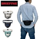 ブリーフィング ボディバッグ メンズ ブリーフィング エコツイル ウエストバッグ BRG223EA0 BRIEFING ECO TWILL ROUND WAIST POUCH ECO TWILL ゴルフ 計測器 メンズ レディース 春 A6サイズ 撥水 抗菌 軽量 小さめ ブランド ギフト プレゼント