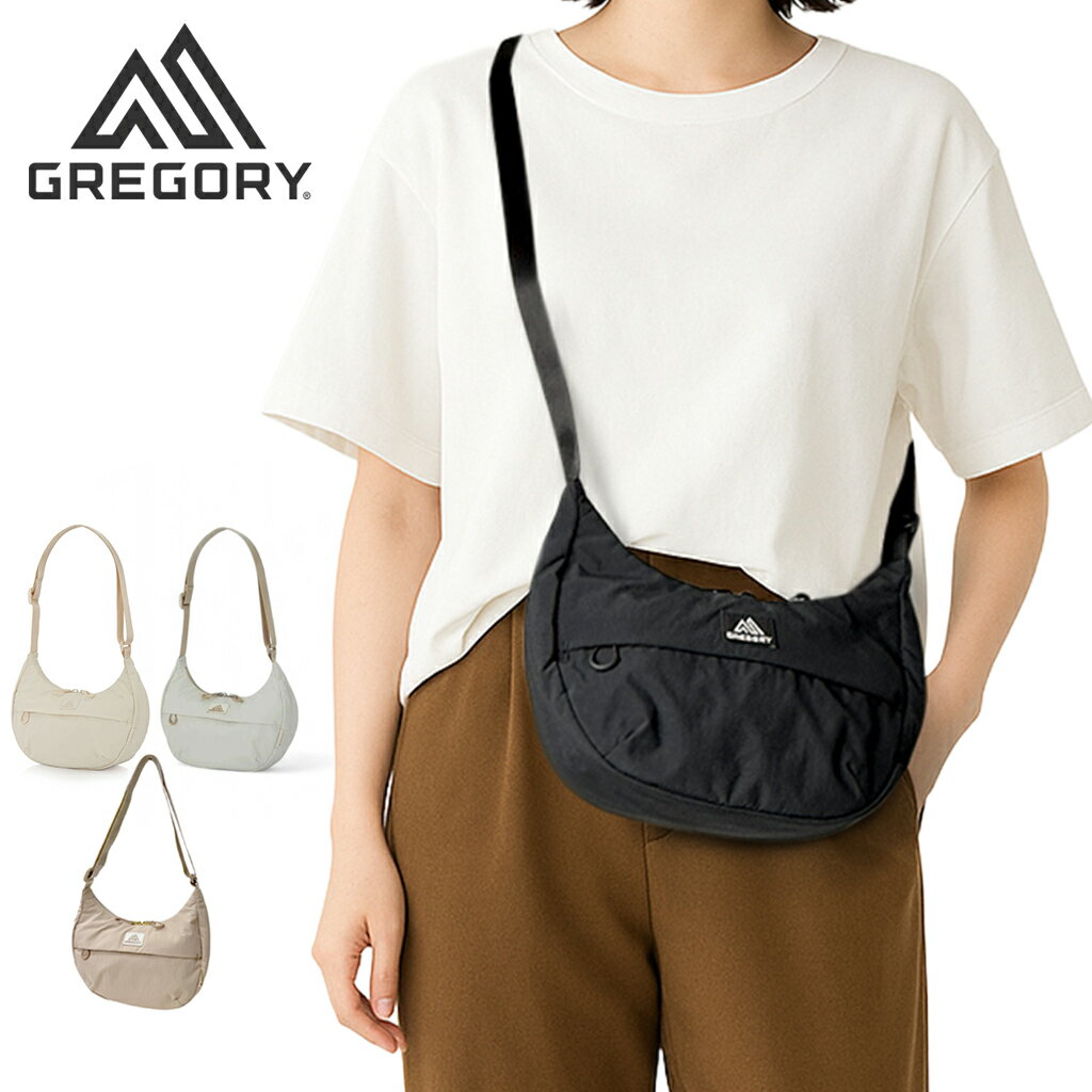 Rakuten - 【最大52倍 11日2時迄】グレゴリー スージー ハーフムーンショルダーS ショルダーバッグ GREGORY SUSZY 1L メンズ レディース 男性 女性 ユニセックス タウンユース アウトドア 旅行 おしゃれ ブランド 153979