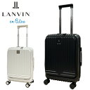 ランバン オン ブルー スーツケース・キャリーケース レディース ランバンオンブルー ヴィラージュファスナー キャリーケース 595315 LANVIN en Bleu Virage Fastener 機内持ち込み Sサイズ メンズ レディース 軽量 ブランド