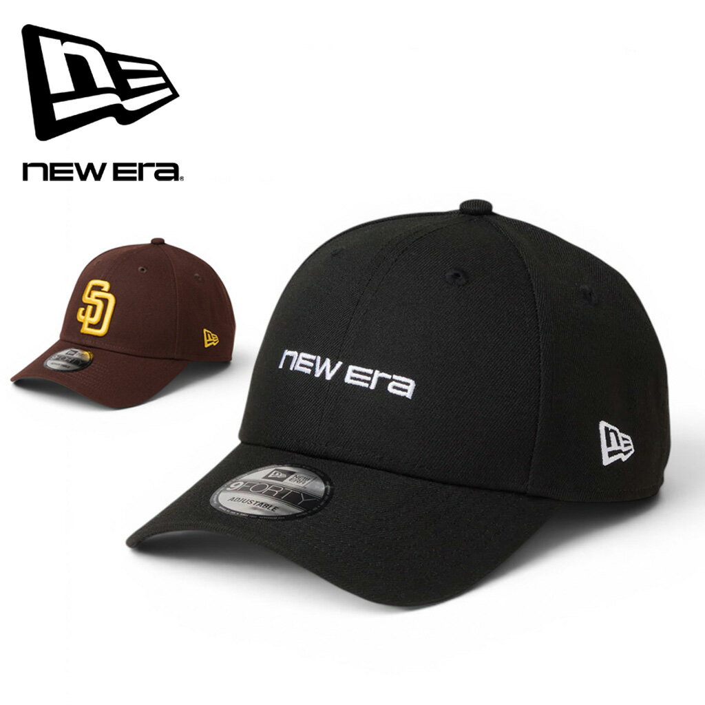 乐天商城 - 【最大52倍 26日2時迄】ニューエラ NEW ERA キャップ 9FORTY リニアロゴブラック パドレスバーントウッド 14942636 14942649 最強配送
