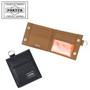 ポーター カーム ウォレット 041-03123 CALM WALLET 10 ブラック PORTER 吉田カバン 二つ折り財布 レザー ギフト プレゼント 日本製 シンプル ブランド