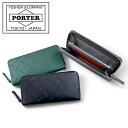 PORTER 長財布（メンズ） ポーター エンチェイス ロングウォレット 007-02283 10 ブラック PORTER 吉田カバン 長財布 ENCHASE レザー ギフト プレゼント 日本製 ラウンドファスナー エンボス加工