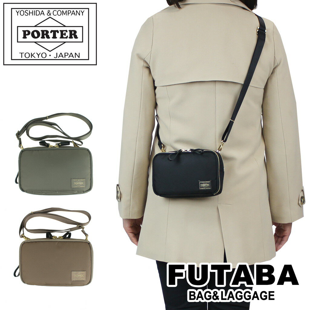 ポーター ショルダーバッグ レディース ポーター シア ウォレットショルダーバッグ 871-15185 10 ブラック PORTER 吉田カバン ショルダーポーチ ウォレット SHEA ギフト プレゼント 日本製 財布 ブランド 2層 871-05185