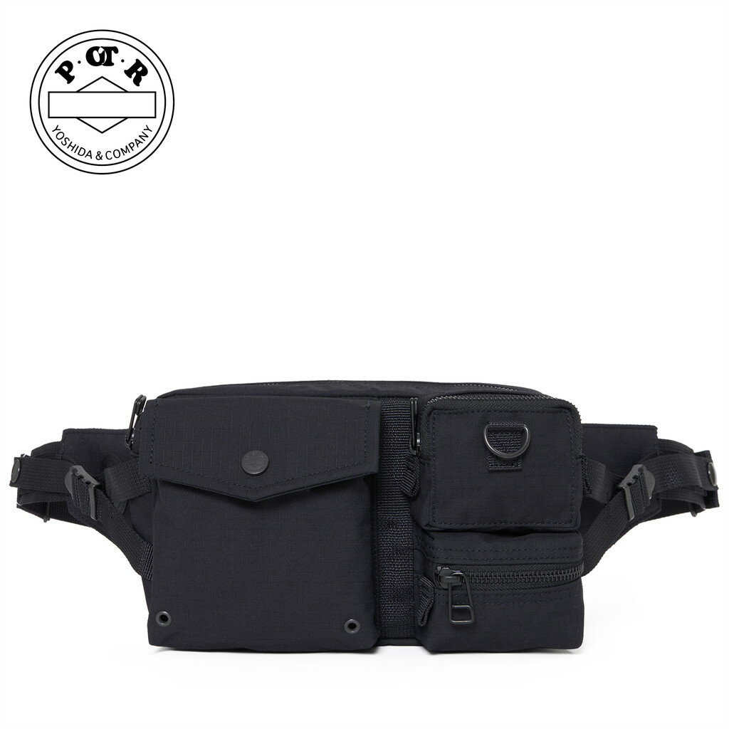 Rakuten - POTR ディセクション ウエストバッグ 994-25004 DISSECTION WAIST BAG ボディバッグ 斜め掛け 軽量 ポリエステルコットン メンズ レディース 日本製 ブランド