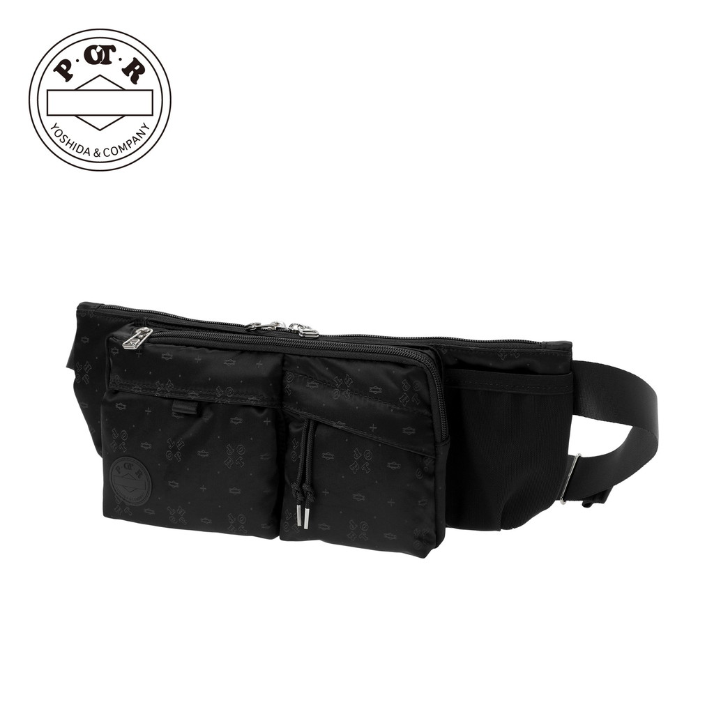 POTR / POTR MONOGRAM WAIST BAG 品番 998-19807 ブランド / シリーズ POTR / POTR MONOGRAM カテゴリー ウエストバッグ サイズ W:400mm/H:140mm/D:0mm 重量 260g 素材 表：ナイロン・ポリカチジャカード &emsp;（綿ボンディング加工） 裏：ポリエステルタフタ 吉田カバン/吉田かばん/POTR/ピー・オー・ティー・アール/ピーオーティーアール/MONOGRAM/モノグラム/WAIST BAG/ウエストバッグ998-19807/ボディーバッグ/ボディバッグ/斜め掛け/斜めがけ/腰掛け/腰がけ/コンパクト/シンプル/薄マチ/20代/30代/40代/50代/ナイロン/オリジナル柄/トラベル/旅行/カジュアル/タウンユース/おしゃれ/鞄/かばん/カバン/ギフト/プレゼント/ブランド/日本製/MADE IN JAPAN/正規品POTR / POTR MONOGRAMWAIST BAG 「POTR（ピー・オー・ティー・アール）」のファーストコレクション「MONOGRAM（モノグラム）」シリーズです。 POTRは吉田カバンが87年にわたる歴史の中で培ったモノづくりの経験をいかし、ライフスタイルをコンセプトに掲げたブランドです。 2021年のブランド発表以来、アートやミュージック、スポーツなど、それぞれのシーンを代表するブランドや人とのコラボレーションを発表してきました。 ファーストコレクションのMONOGRAMシリーズは、光の角度で立体的に見えるPOTRオリジナルのモノグラムを纏った全9型のコレクションです。 高密度に織り上げた光沢のあるナイロン生地に、モノグラム柄をジャカードで表現しました。綿ボンディング加工を施したこの生地は、軽さとしなやかさを持ちあわせているのが特徴です。 ウエストバッグは斜めがけをしながらジャケットやコートを羽織ることのできる薄マチ仕様です。フロント面に小物の収納に便利な小分けポケットや前ポケットを備えており、見た目からは想像できない収納力の高さが魅力です。 ＜ポケット数＞ ・外装：ファスナーポケット3／オープンポケット1／面ファスナーポケット1 MONOGRAMはさまざまな人たちのライフスタイルに寄り添い、日々の暮らしを豊かにするバッグのコレクションです。 吉田カバン・POTR このブランドの商品を探す＞ MONOGRAM このシリーズの商品を探す＞ 吉田カバン/吉田かばん/POTR/ピー・オー・ティー・アール/ピーオーティーアール/MONOGRAM/モノグラム/WAIST BAG/ウエストバッグ998-19807/ボディーバッグ/ボディバッグ/斜め掛け/斜めがけ/腰掛け/腰がけ/コンパクト/シンプル/薄マチ/20代/30代/40代/50代/ナイロン/オリジナル柄/トラベル/旅行/カジュアル/タウンユース/おしゃれ/鞄/かばん/カバン/ギフト/プレゼント/ブランド/日本製/MADE IN JAPAN/正規品