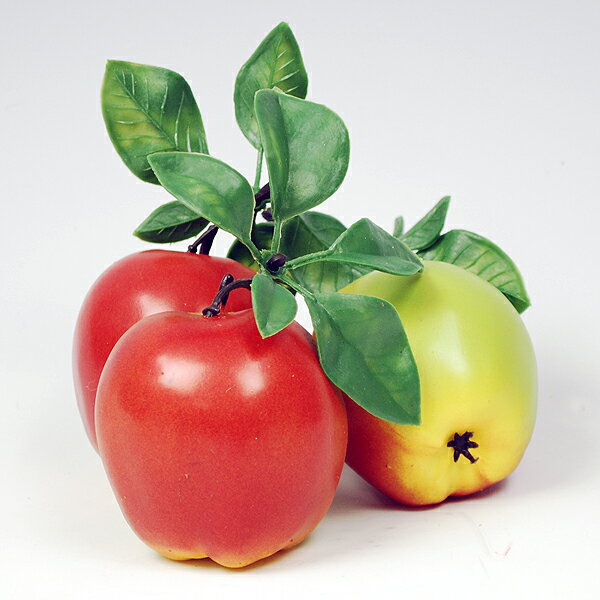 【アートフード】りんご（ツートンカラー）　店内装飾用果物【領収書発行】