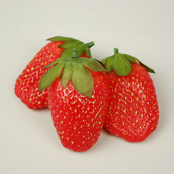 【アートフード】苺（いちご）　店内装飾用果物【領収書発行】