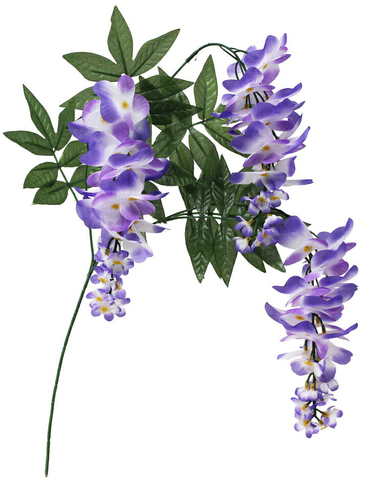 【夏の装飾】藤スプレイ　3輪【領収書発行】