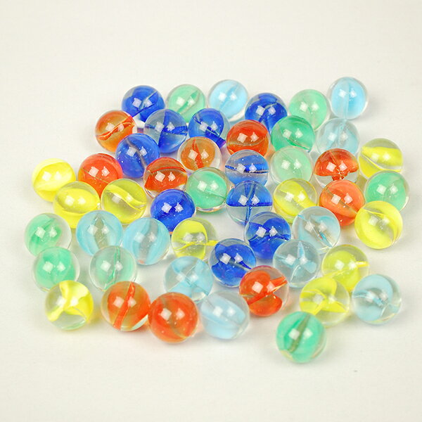 【夏の装飾】ビー玉　リーフマーブル（17mm）【領収書発行】