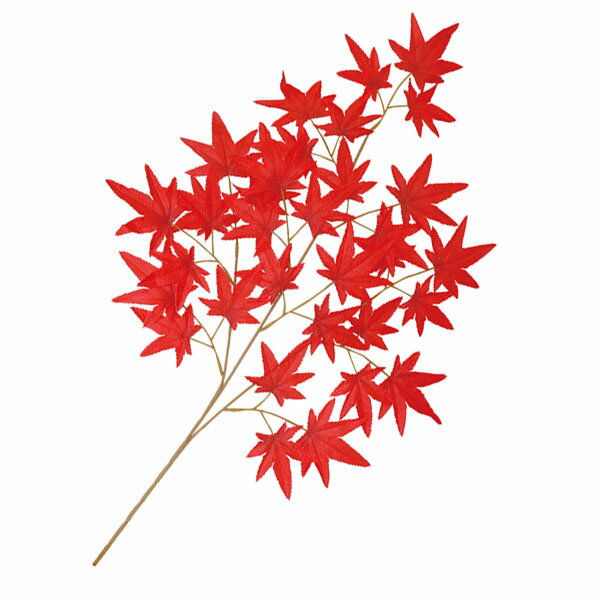 【秋の装飾】もみじ中枝（赤、オレンジ）【領収書発行】