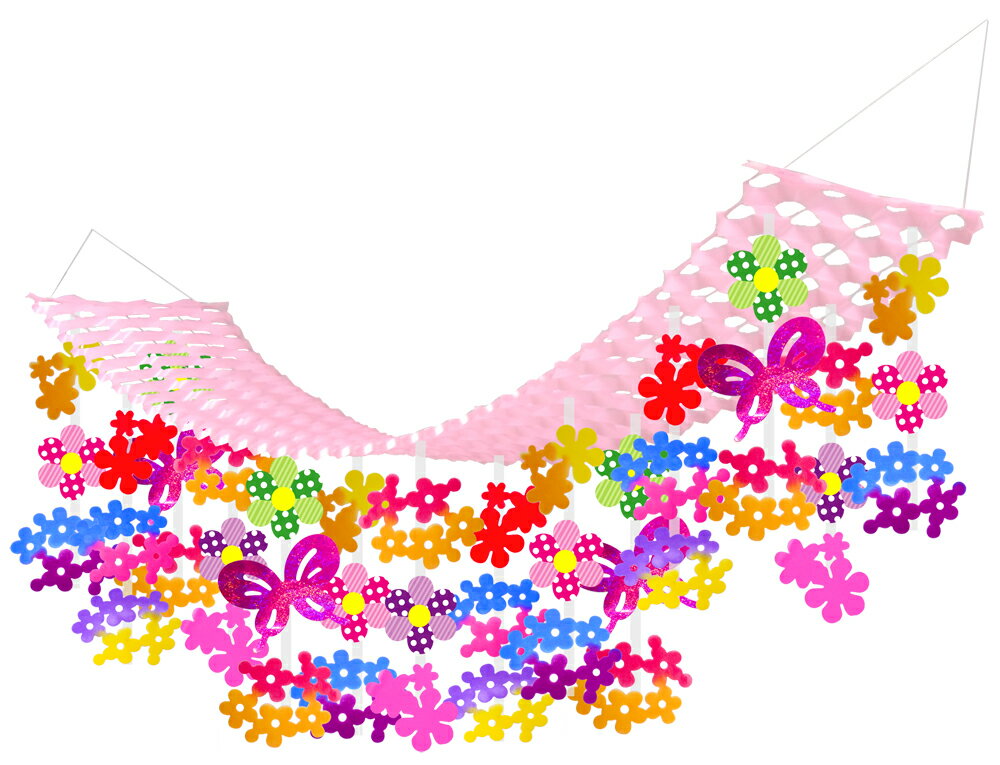 【春の装飾】スプリングポップフラワープリーツハンガー【領収書発行】【あす楽対応_東北】【あす楽対..